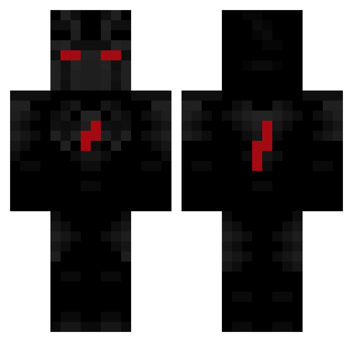 Kresx_s Minecraft skin, front and back view