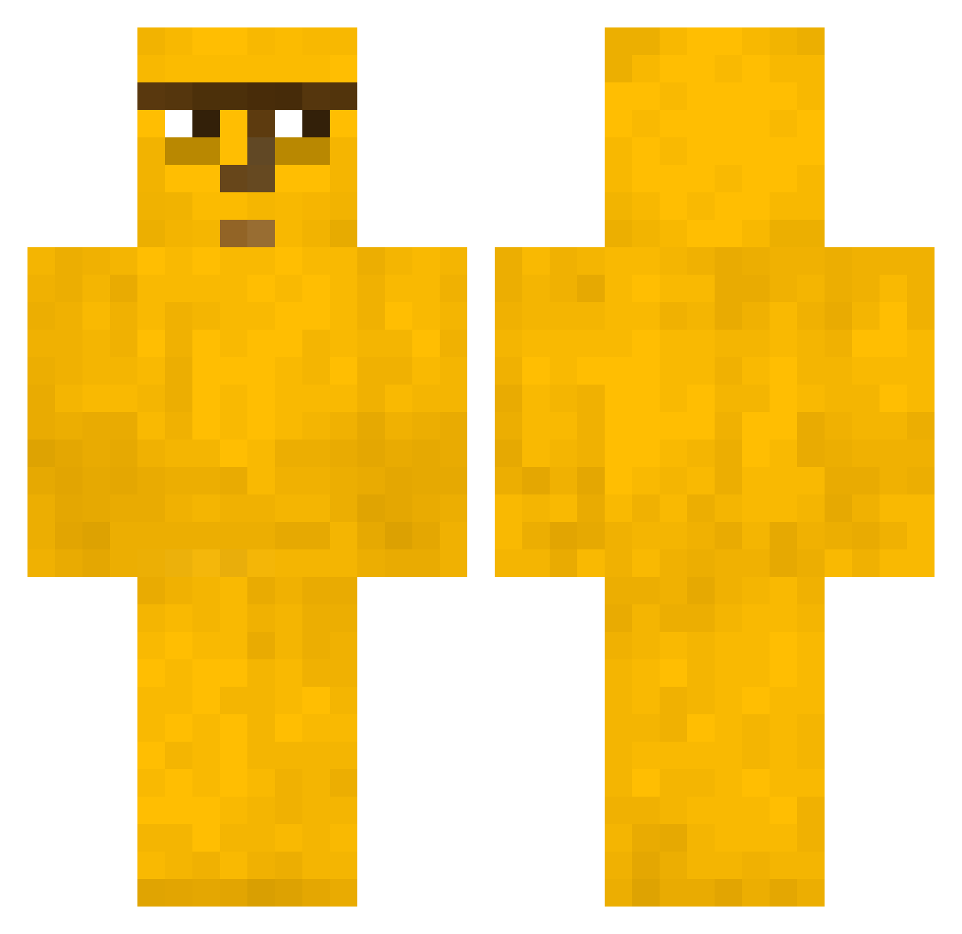 chofo70 Minecraft skin, front and back view