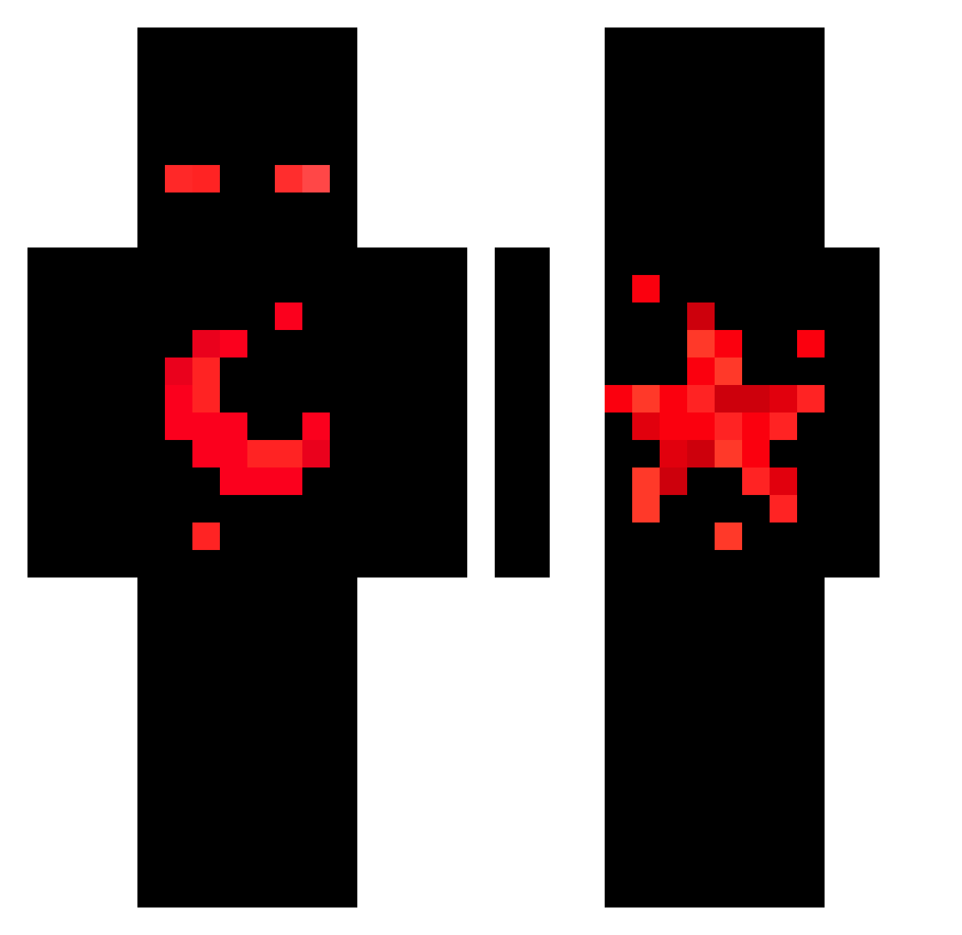 olvkk_ Minecraft skin, front and back view