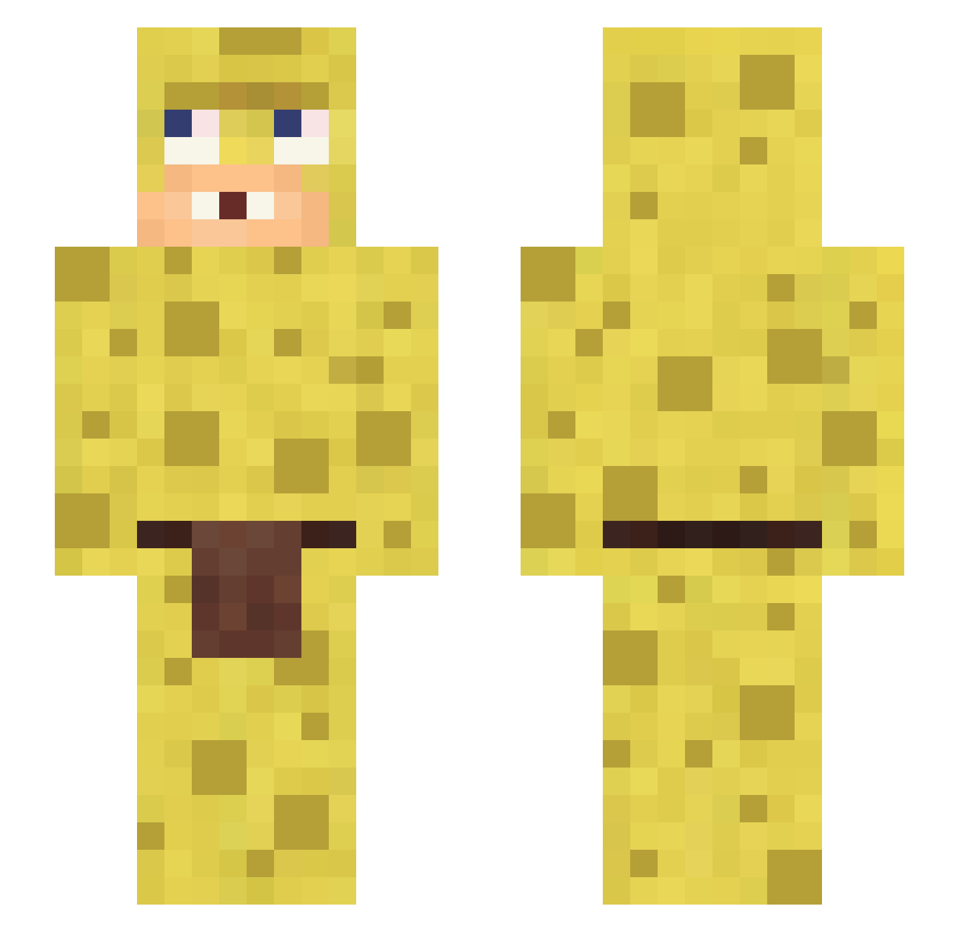 NoAds89 Minecraft skin, front and back view