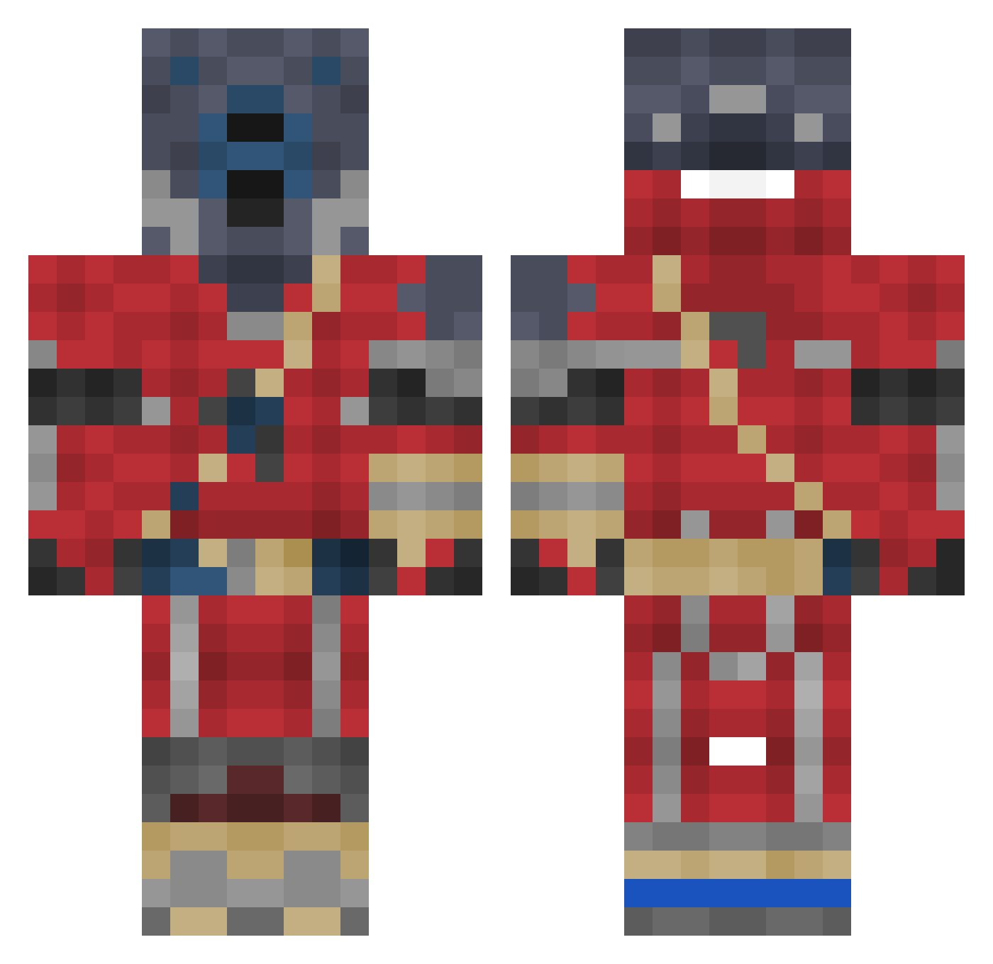 Skela__ Minecraft skin, front and back view