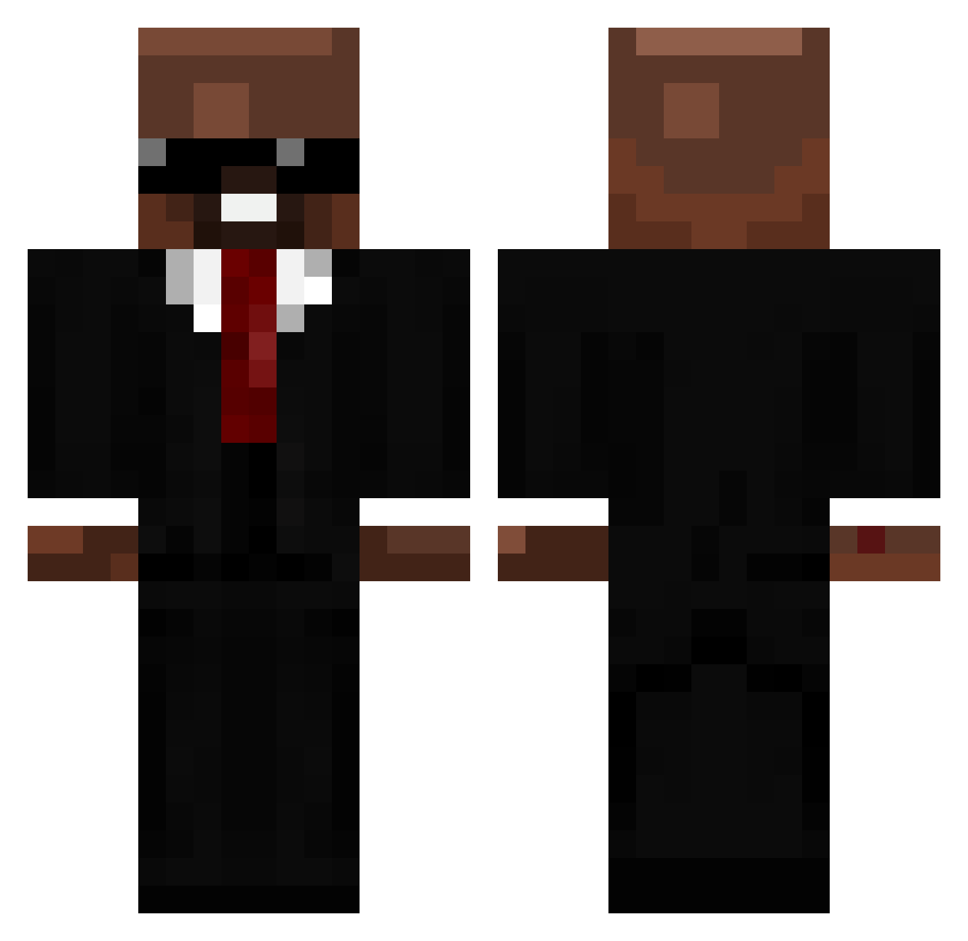 Sebatiaan Minecraft skin, front and back view