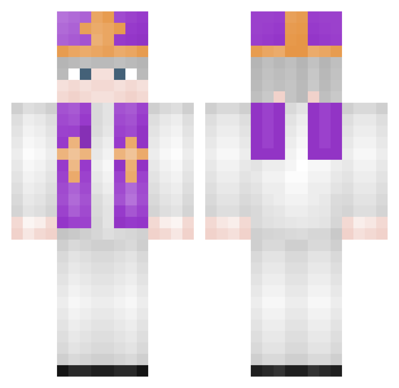 julinhagaymer69 Minecraft skin, front and back view