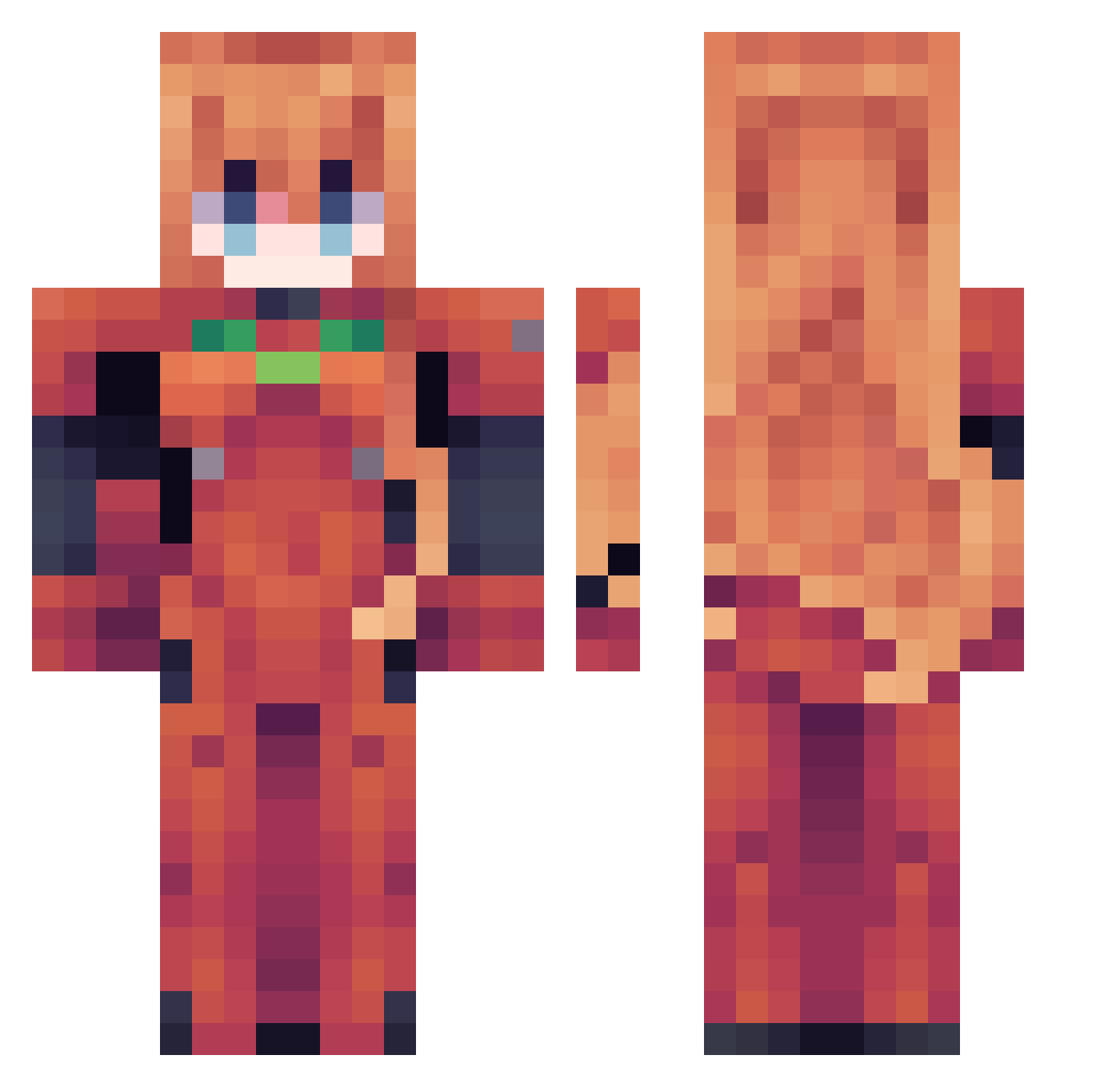 gwangeun5346 Minecraft skin, front and back view