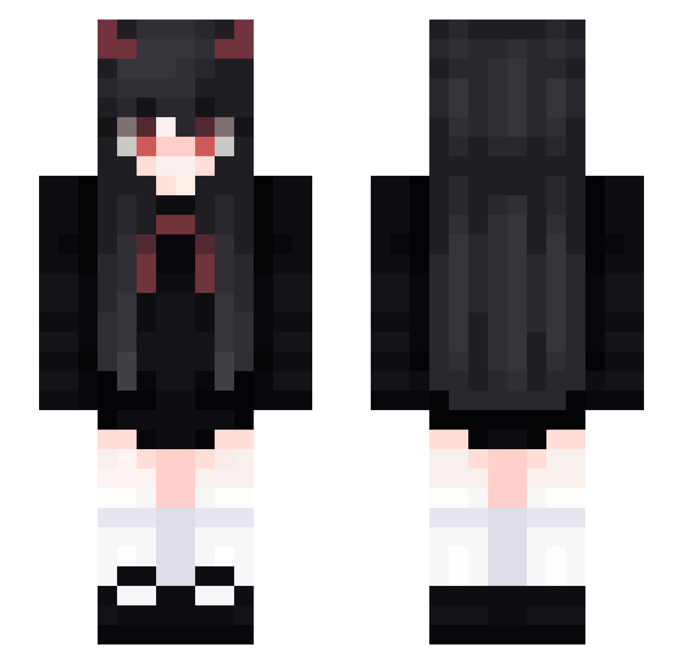 THISISARMANDO Minecraft skin, front and back view
