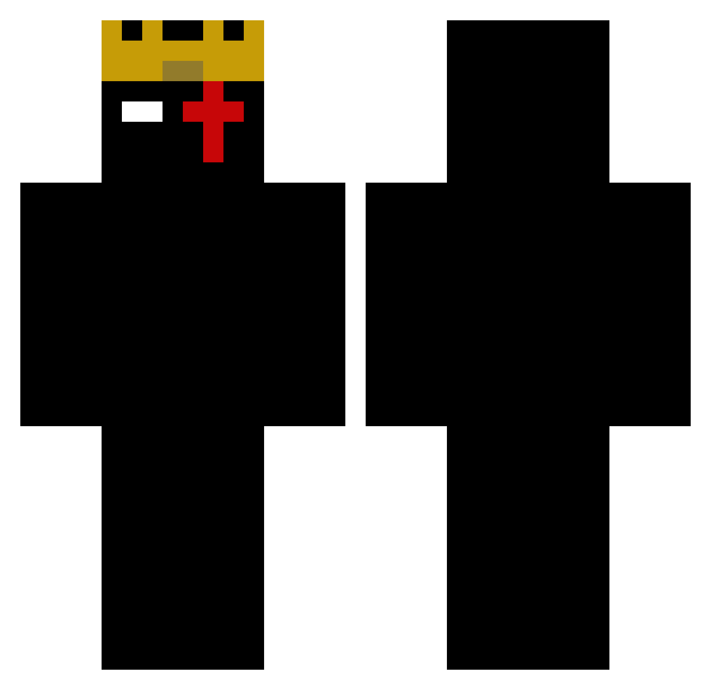 viltusplayts24 Minecraft skin, front and back view