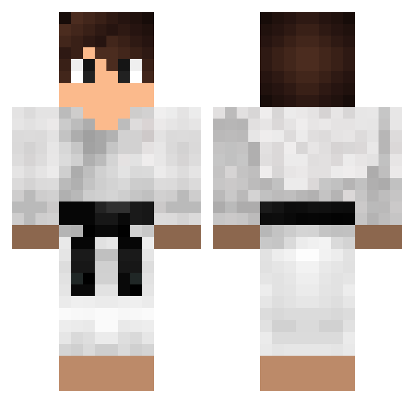 RWE_Jerry Minecraft skin, front and back view