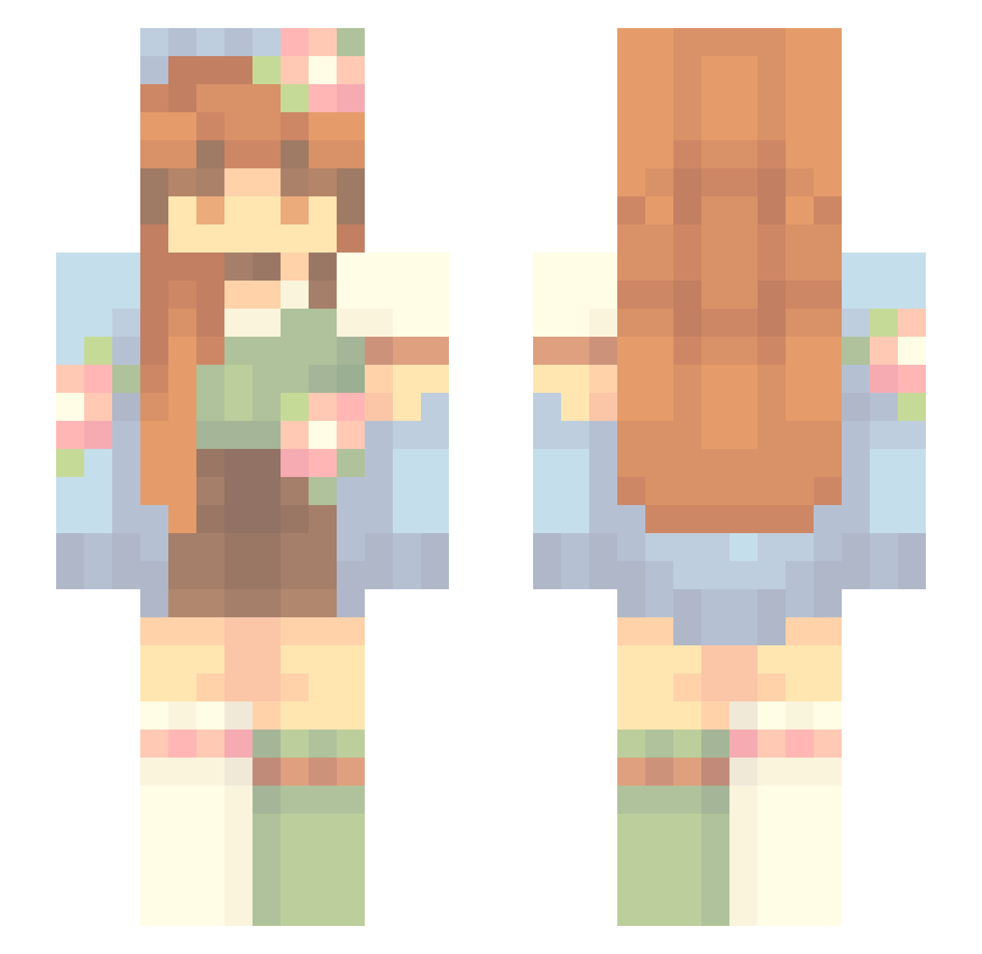 sparqs_ Minecraft skin, front and back view