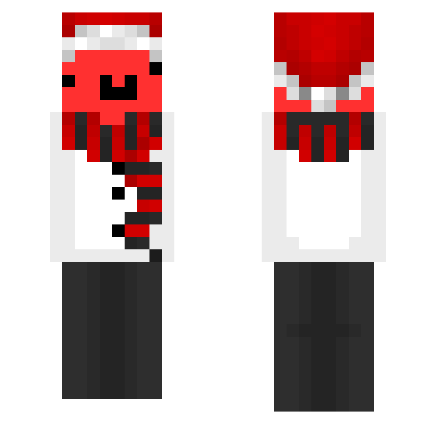 TwistyTick35246 Minecraft skin, front and back view