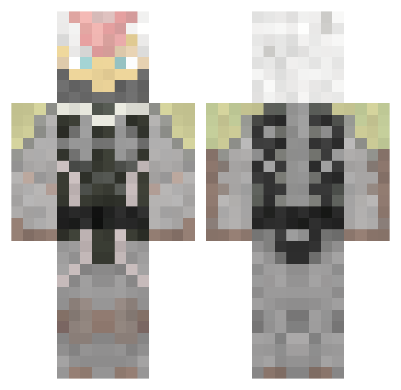 kostantin78 Minecraft skin, front and back view