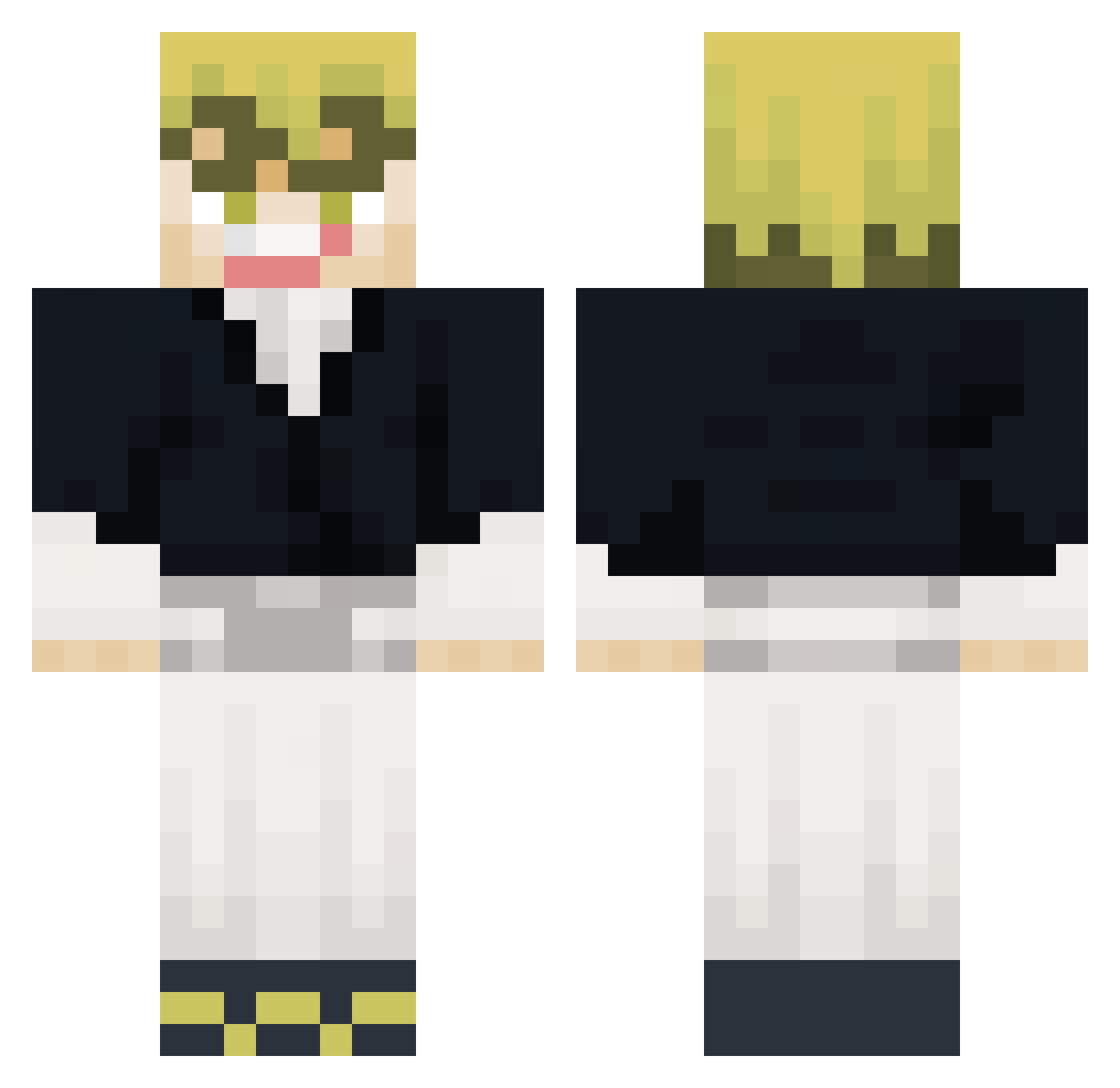 SushiSus2265 Minecraft skin, front and back view