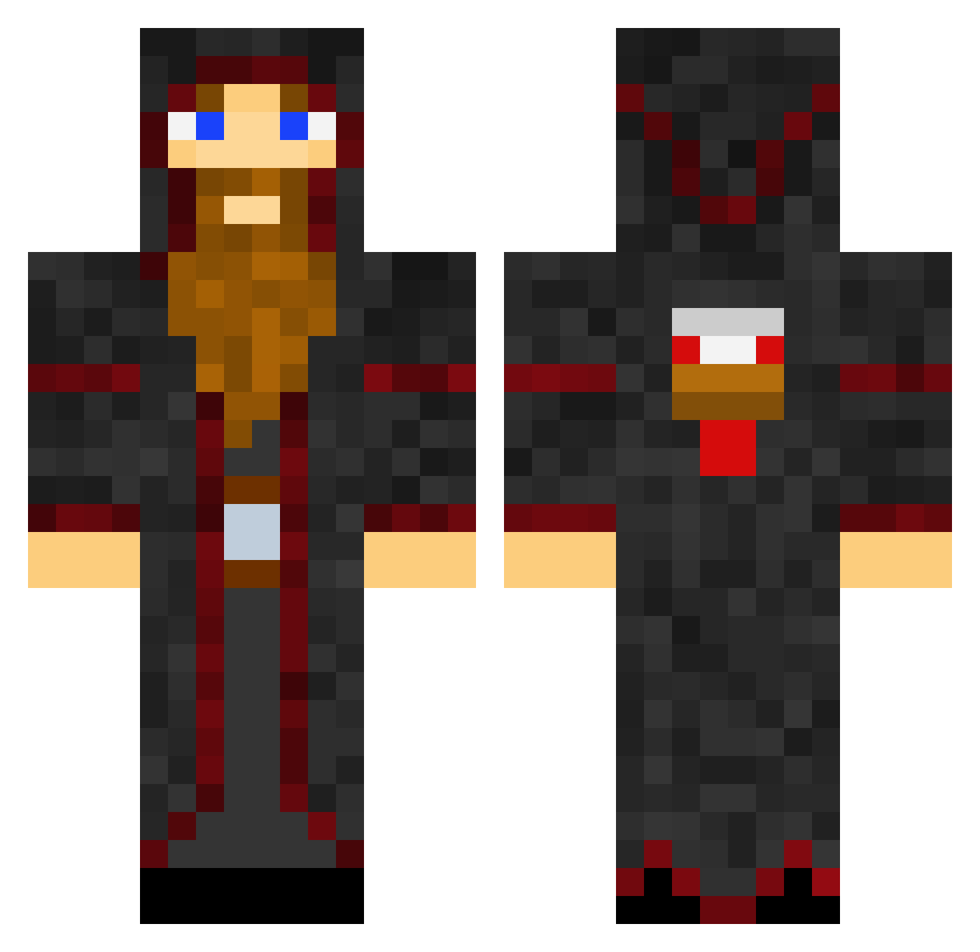 Scotty_Doo42 Minecraft skin, front and back view