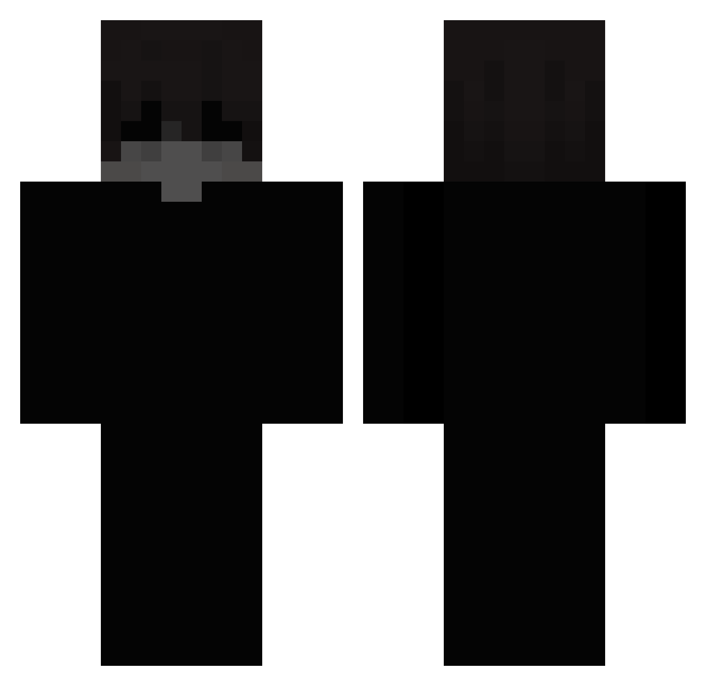 Rhenish Minecraft skin, front and back view