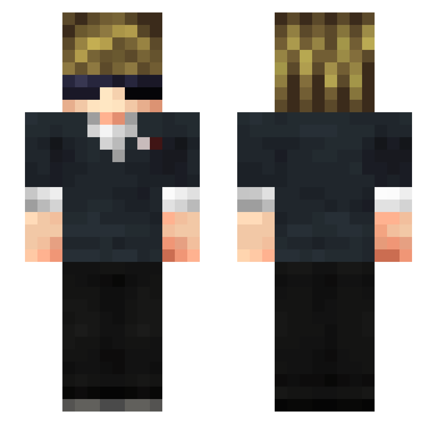 trungvippro Minecraft skin, front and back view