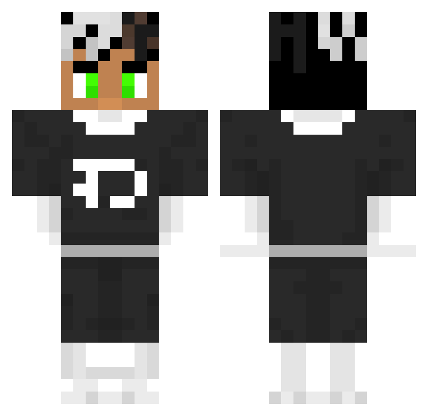 sentaprabandidao Minecraft skin, front and back view