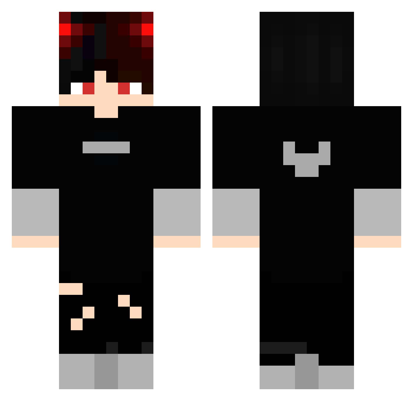 Martins_22 Minecraft skin, front and back view