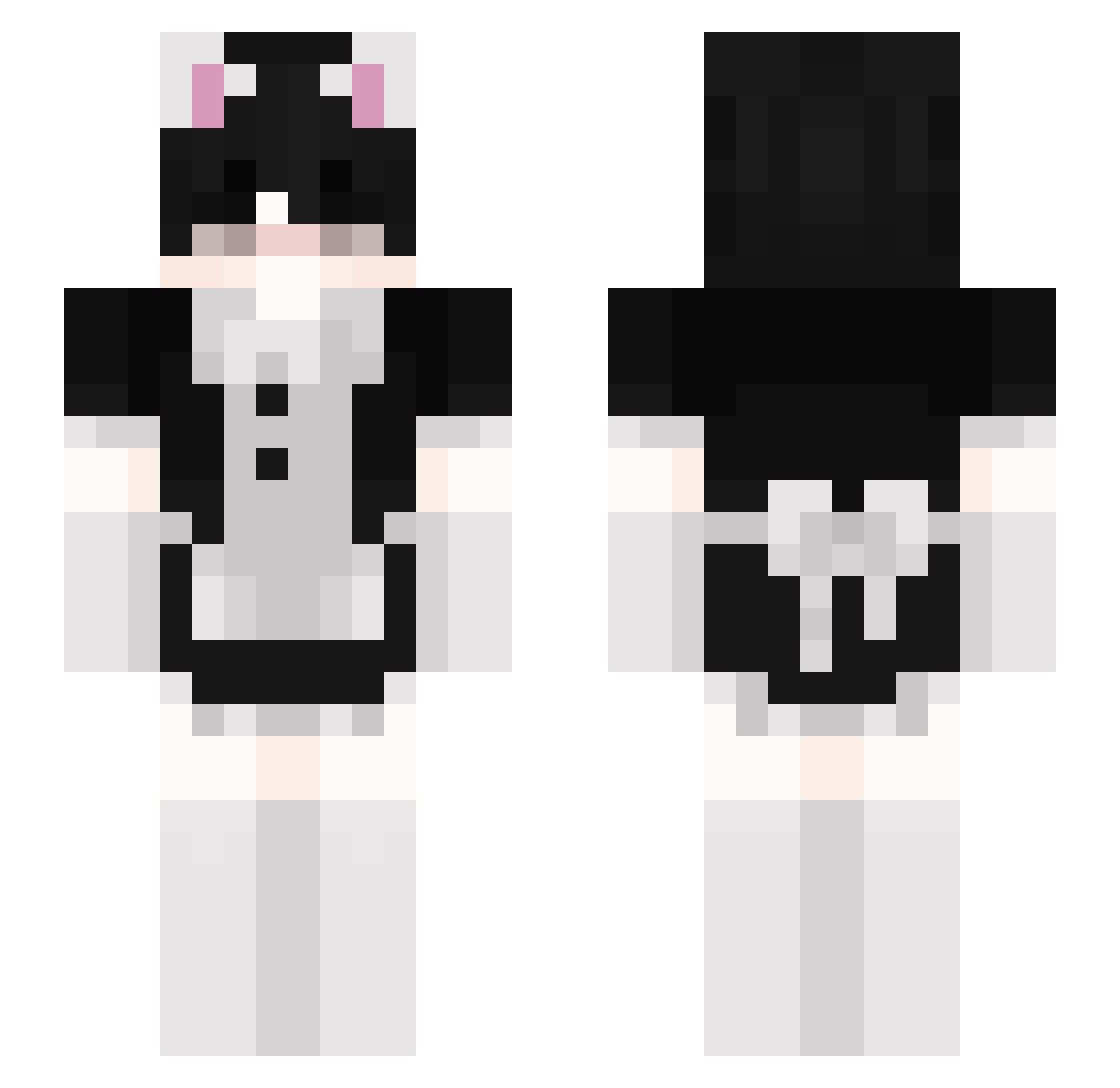 gremlin_kin Minecraft skin, front and back view