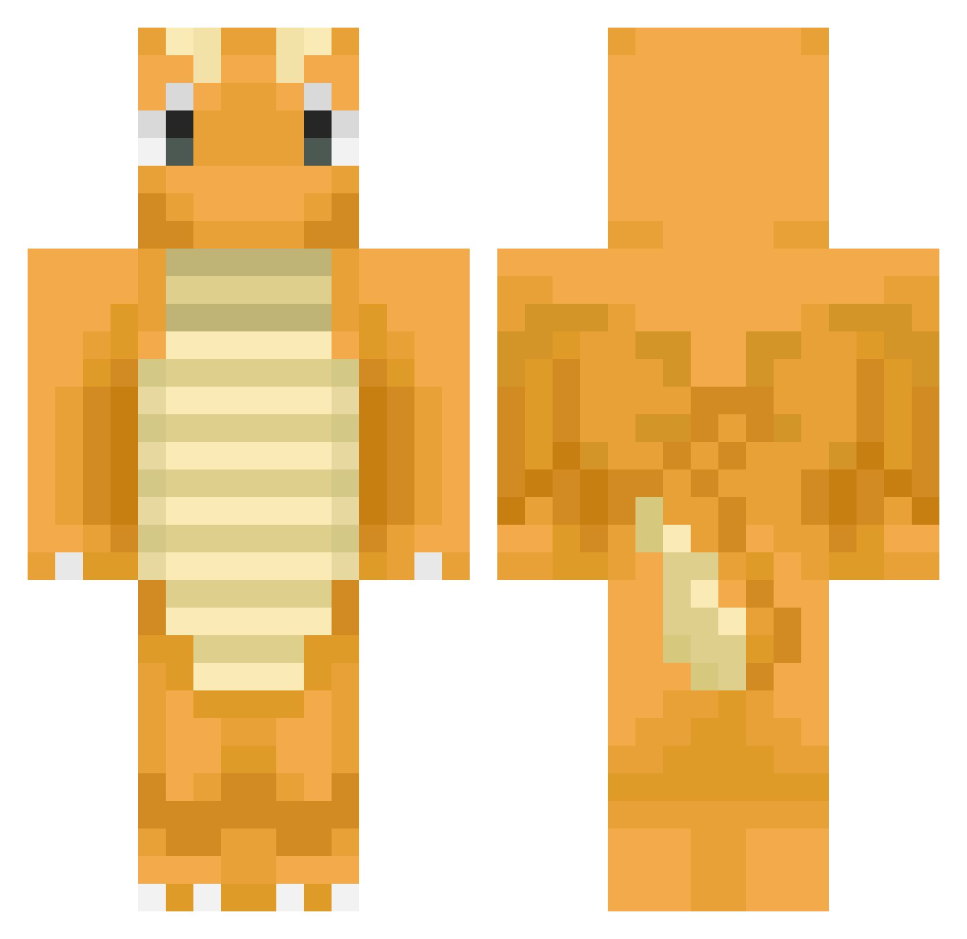dmaaaaan Minecraft skin, front and back view