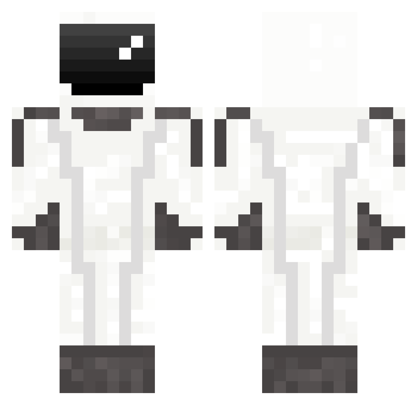 sp4c38 Minecraft skin, front and back view
