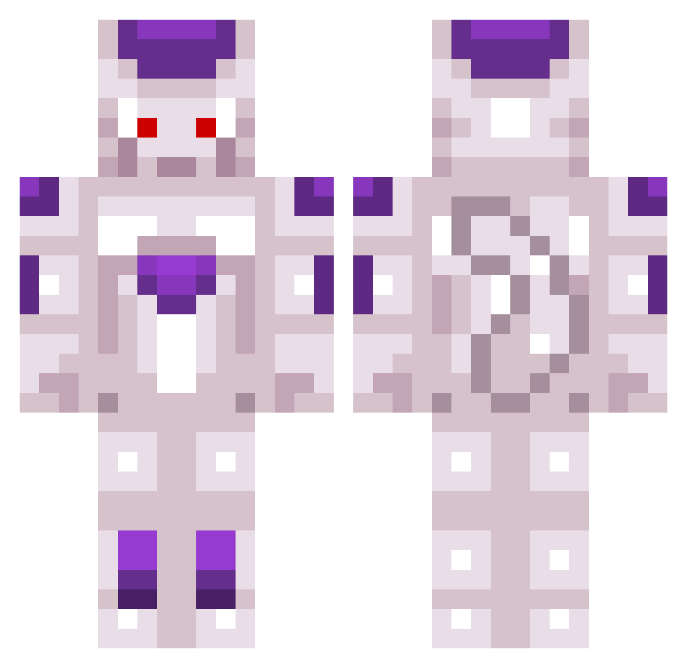 BOFFA_ Minecraft skin, front and back view