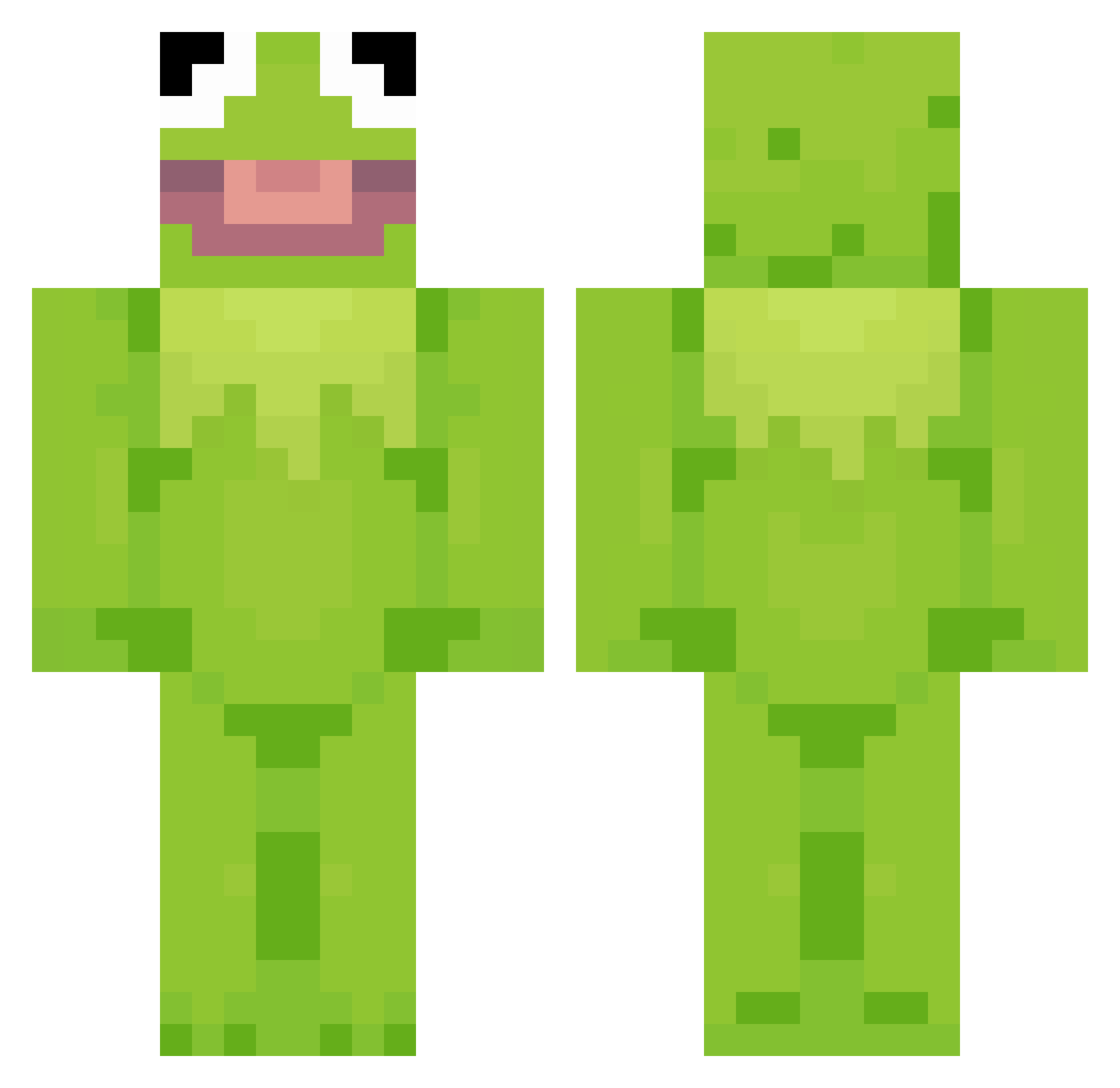 rat_king2 Minecraft skin, front and back view