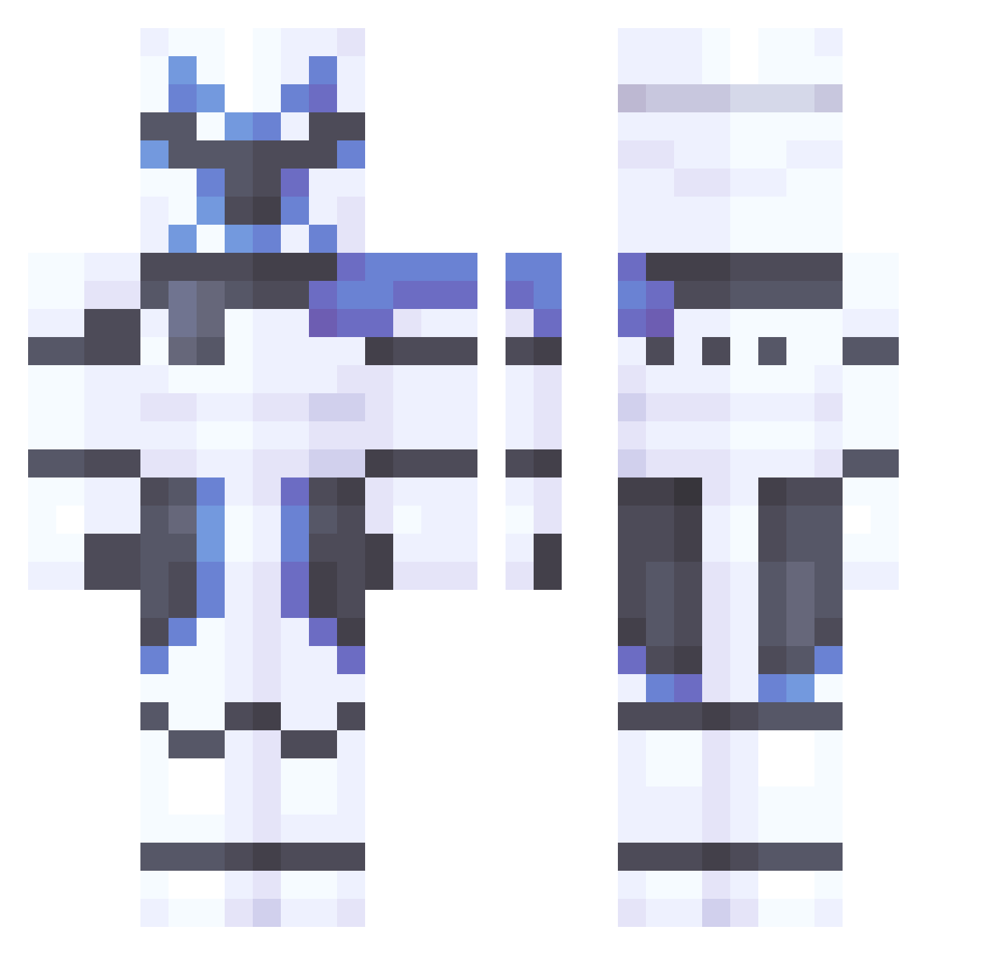 LilTimbo8 Minecraft skin, front and back view