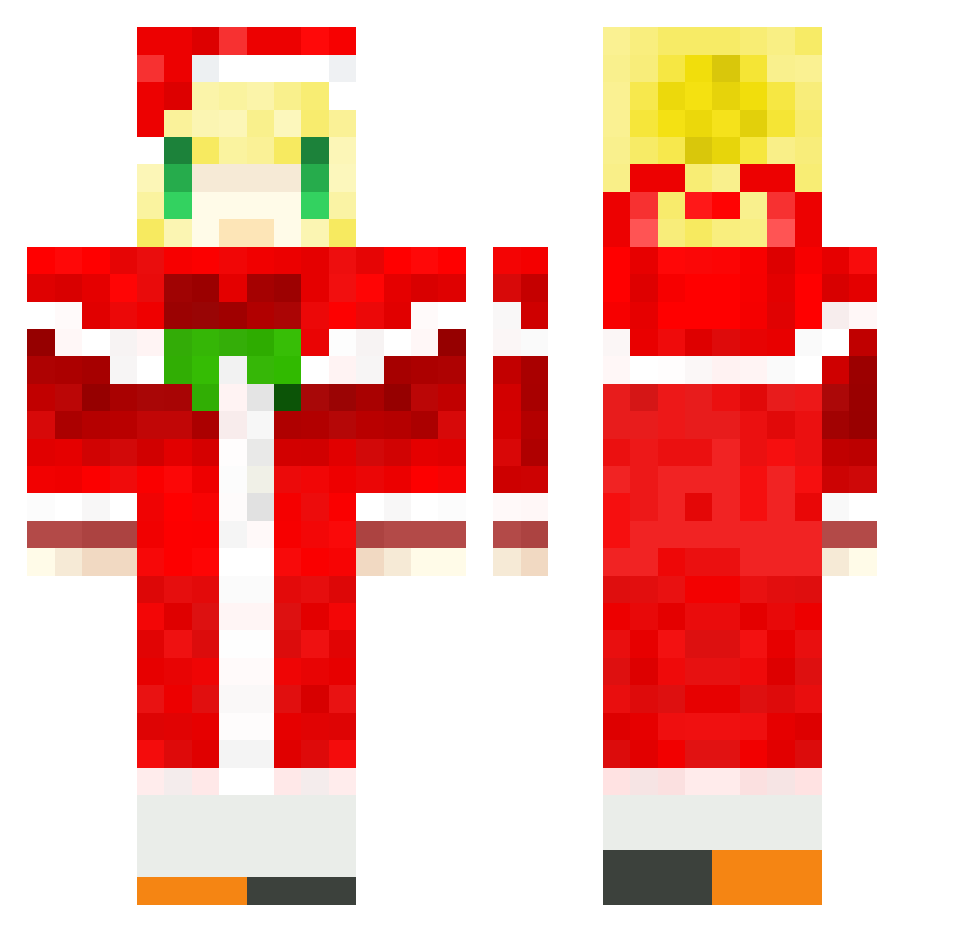 rico8787 Minecraft skin, front and back view