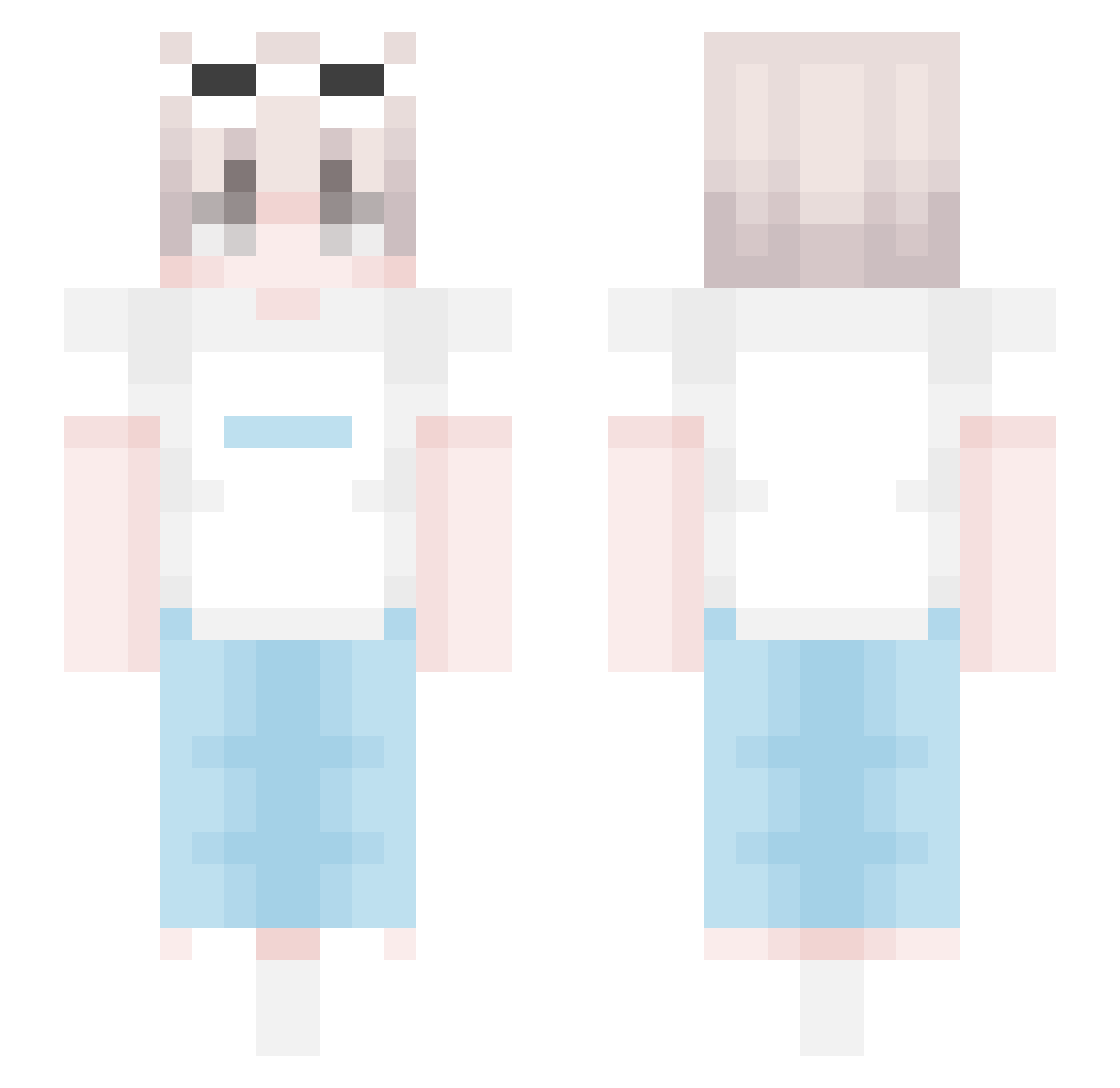Seolone_ Minecraft skin, front and back view