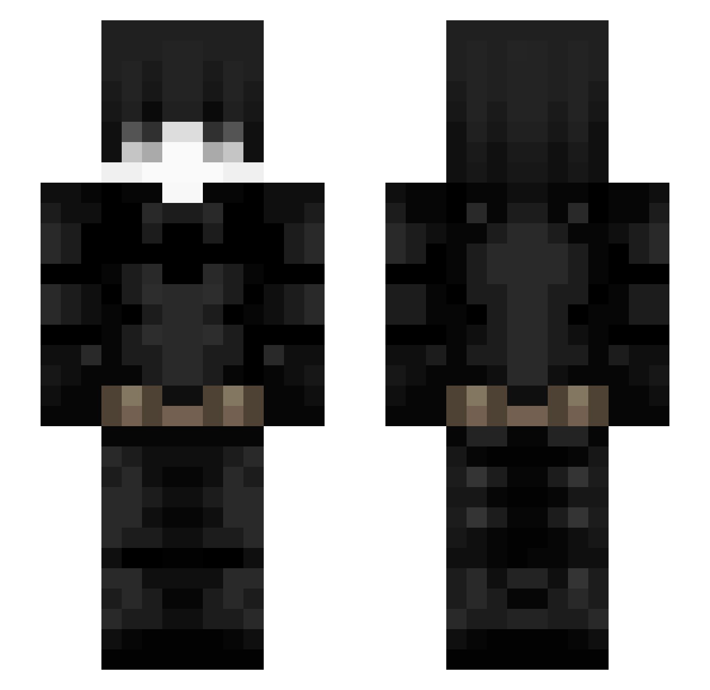 satrdaye Minecraft skin, front and back view