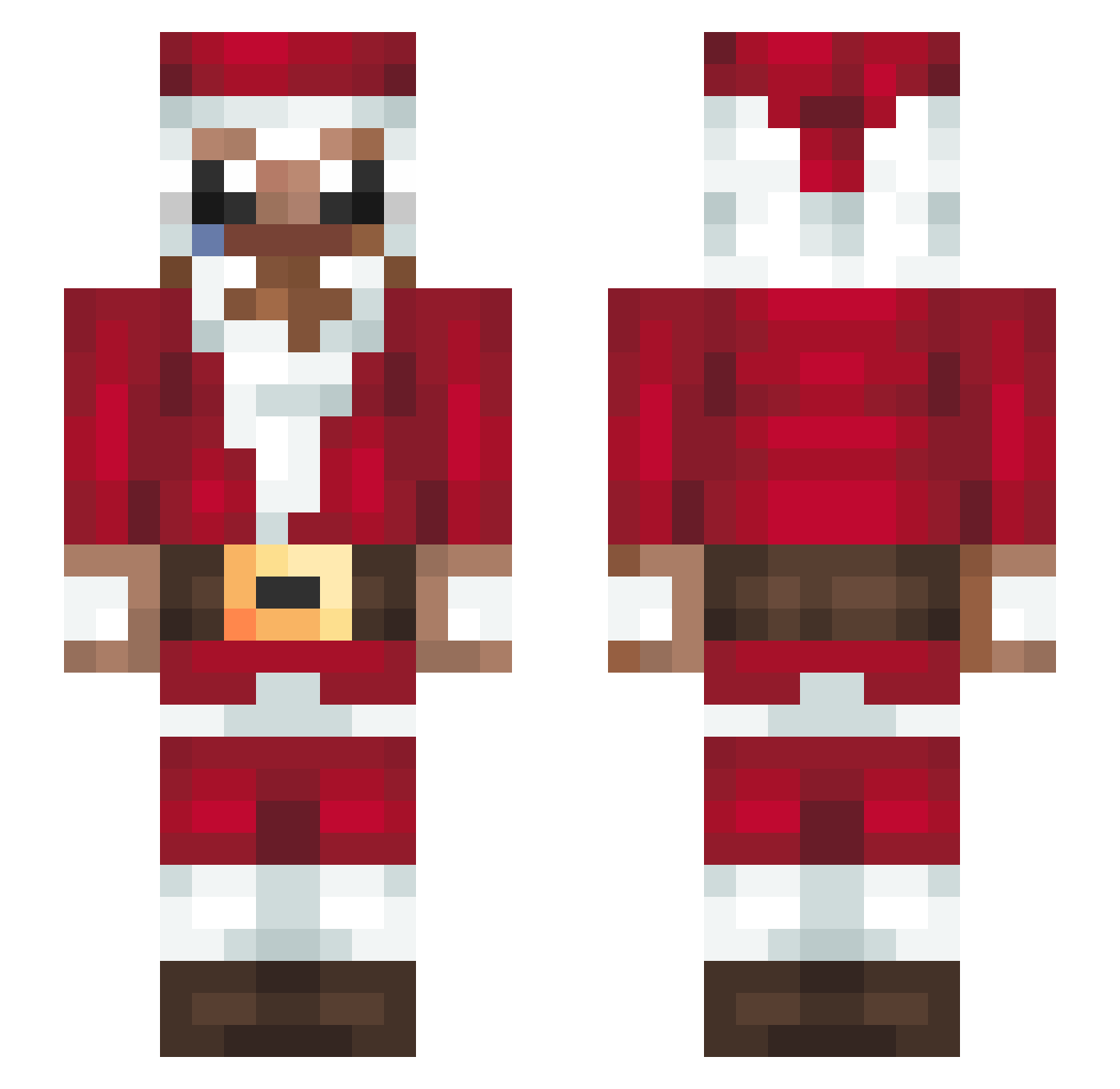 Maaxwtf Minecraft skin, front and back view