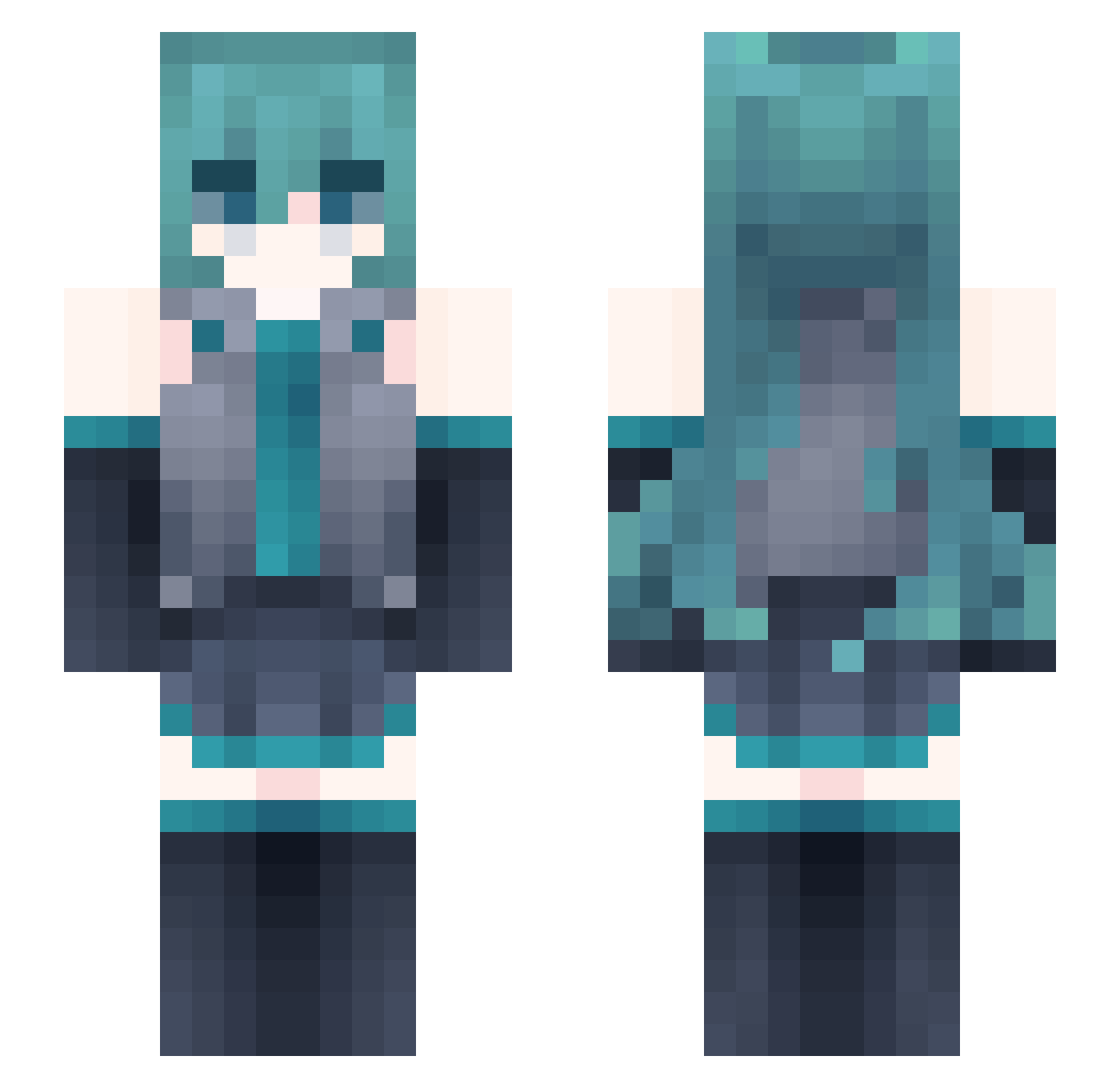 papa_johns96 Minecraft skin, front and back view