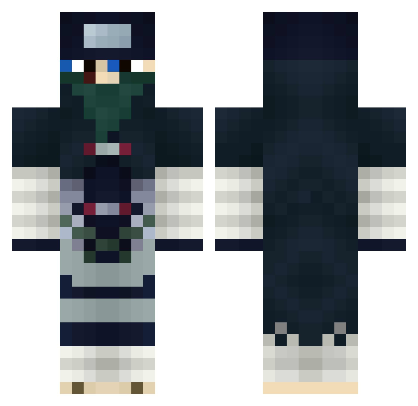 LordGeiEban Minecraft skin, front and back view