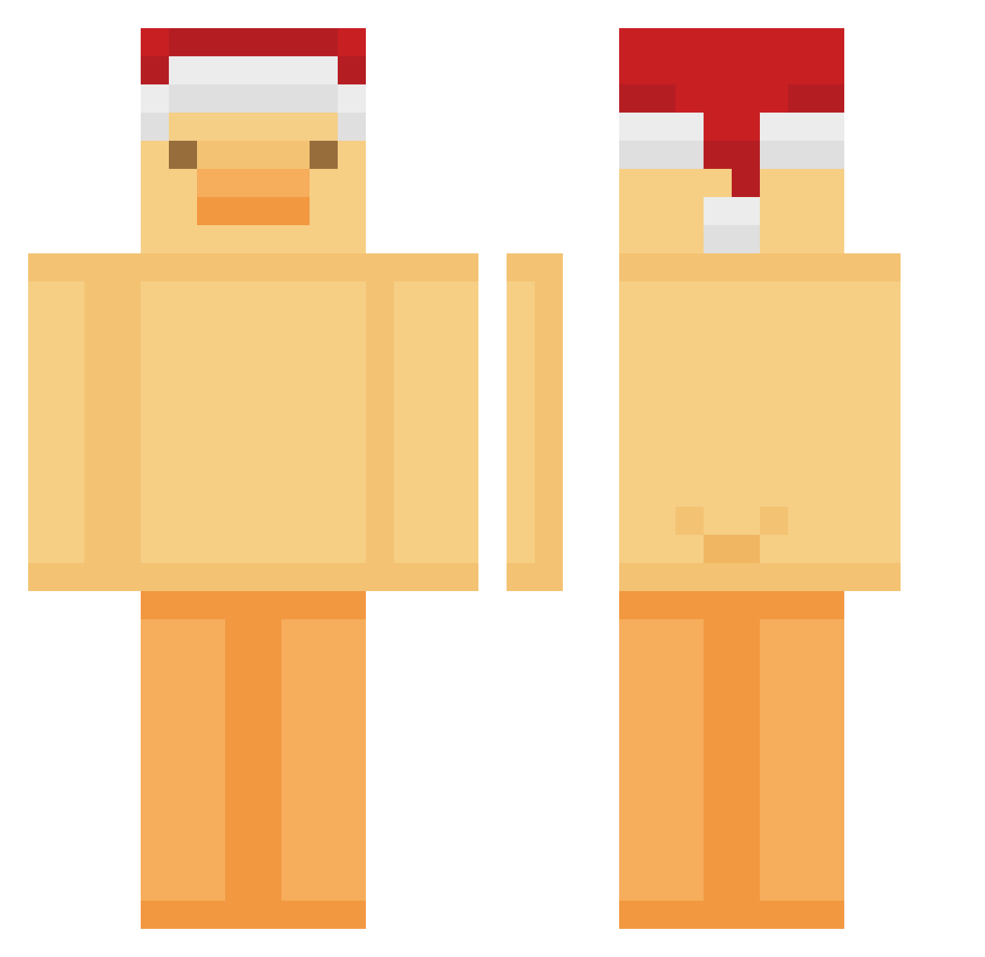 HockeySnipes356 Minecraft skin, front and back view