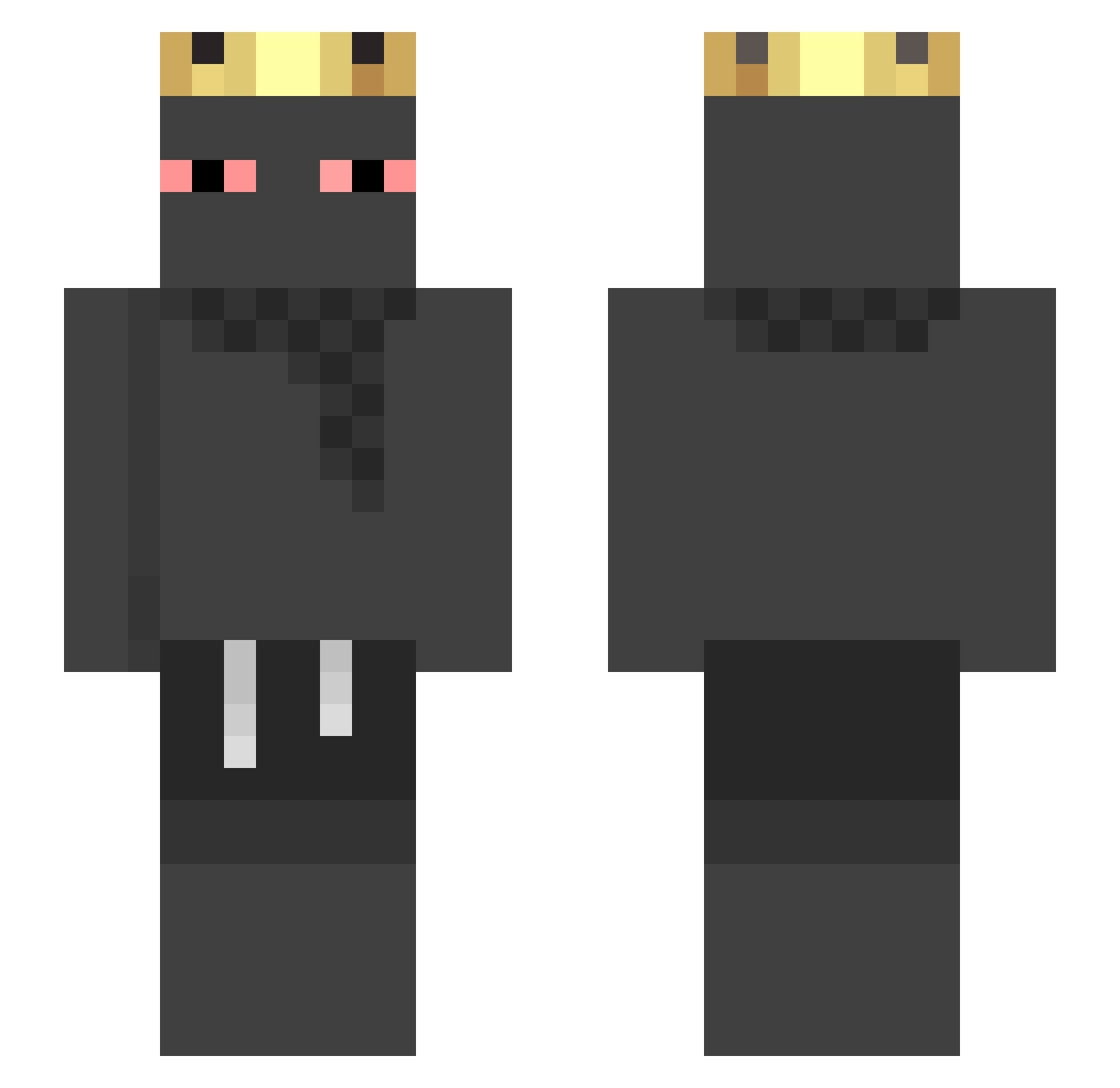 Lil_Bozya Minecraft skin, front and back view