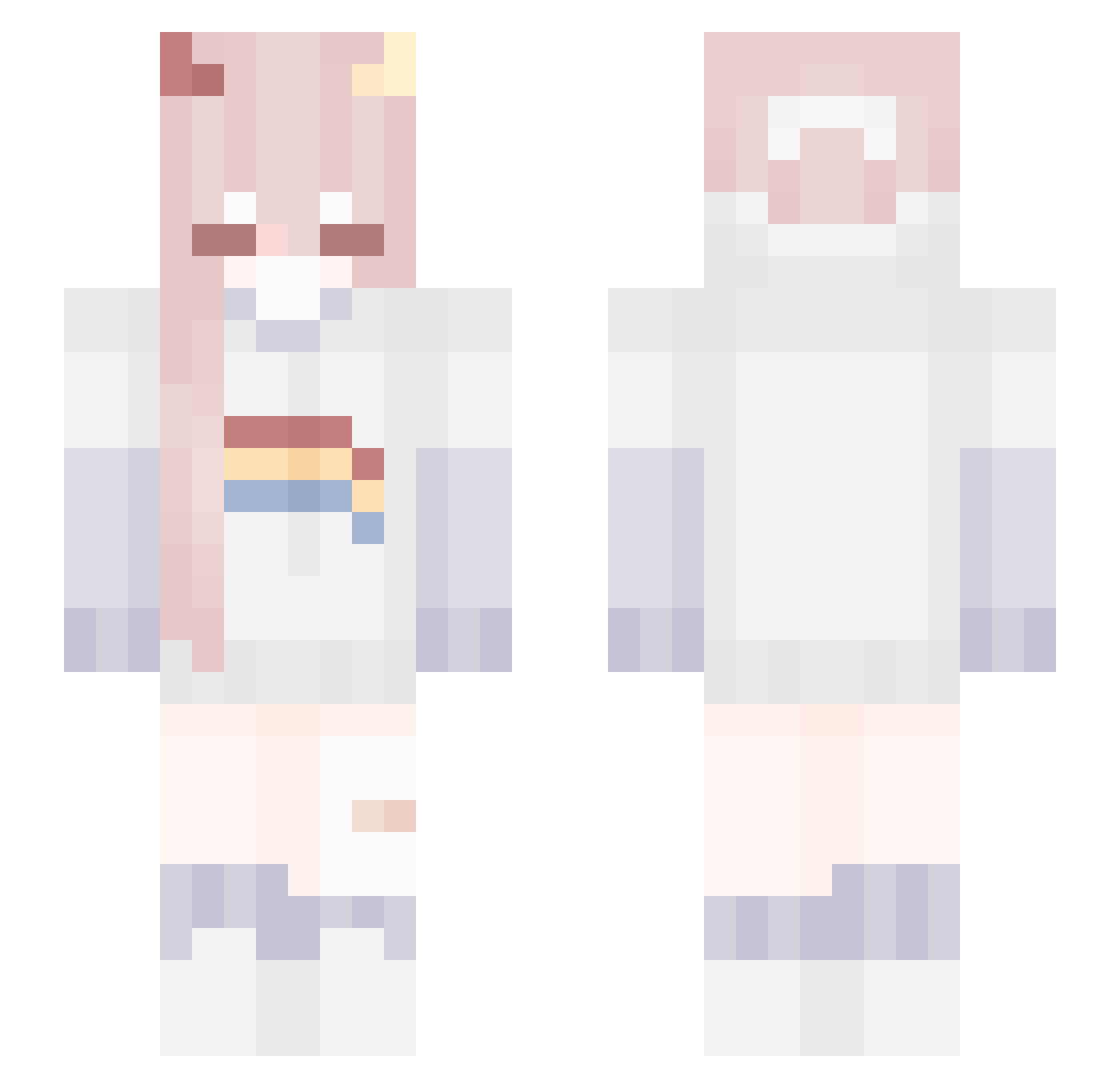 TIGALON36 Minecraft skin, front and back view