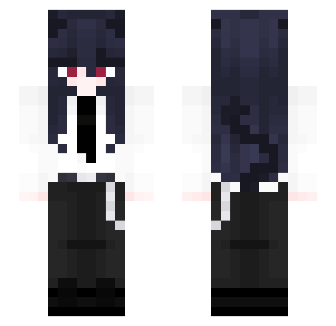 TinyMonster1 Minecraft skin, front and back view