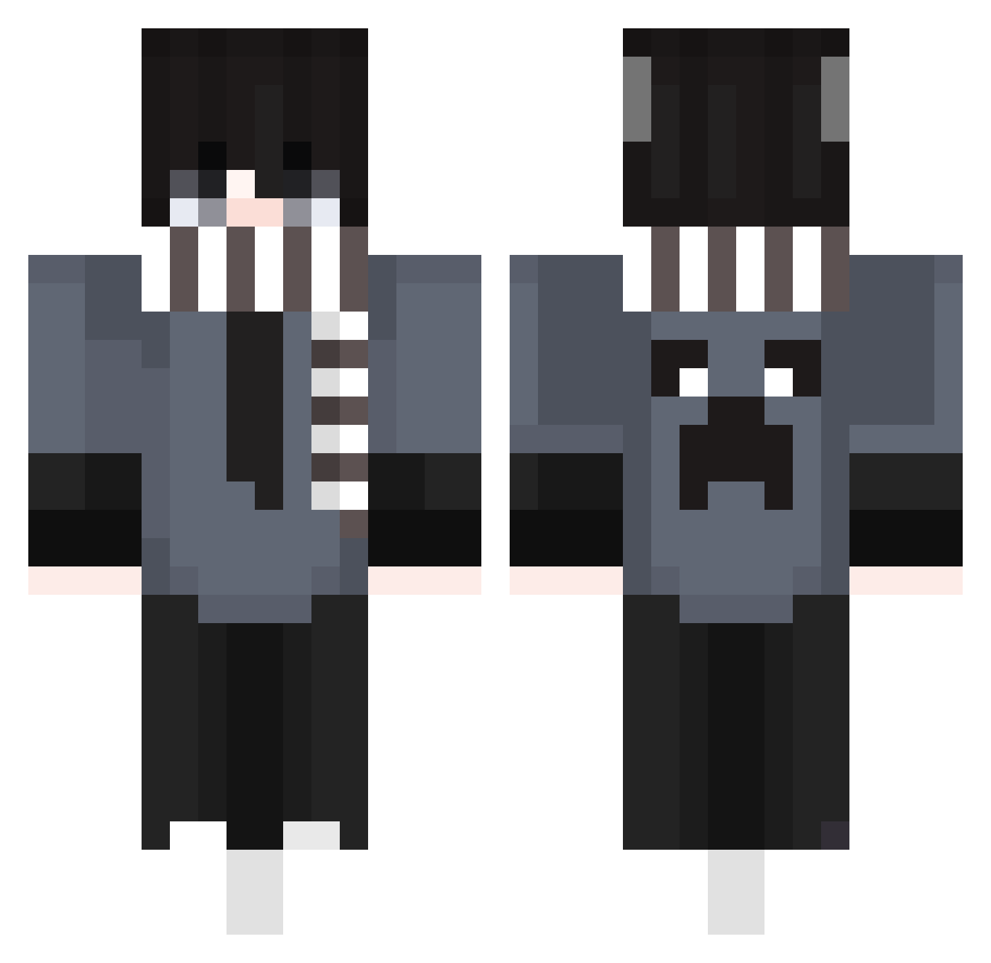 talha3611 Minecraft skin, front and back view