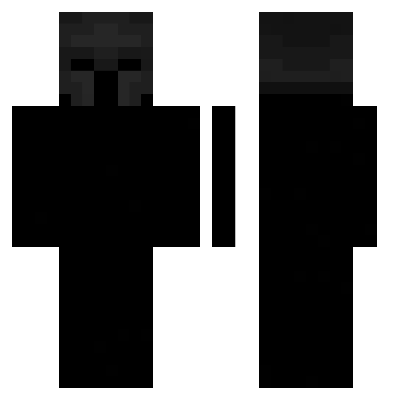 zTxlcBr Minecraft skin, front and back view