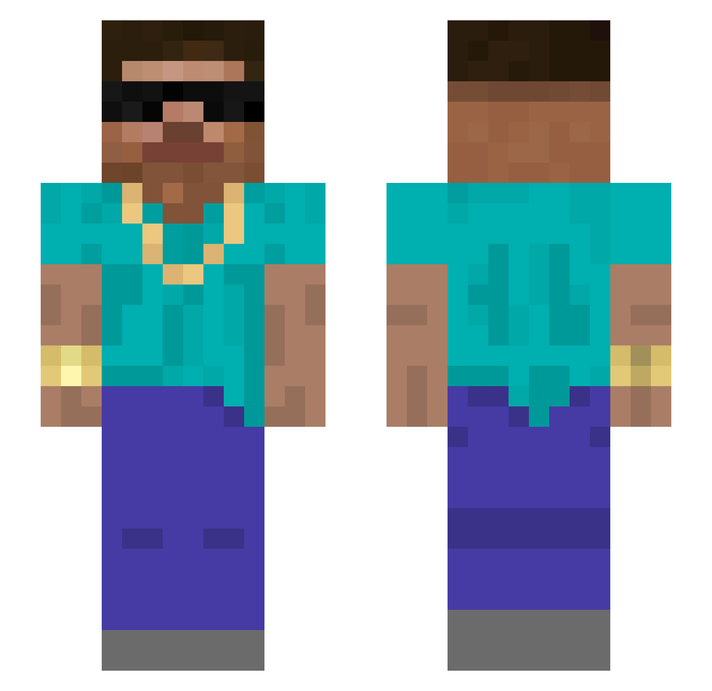 seeun1204 Minecraft skin, front and back view