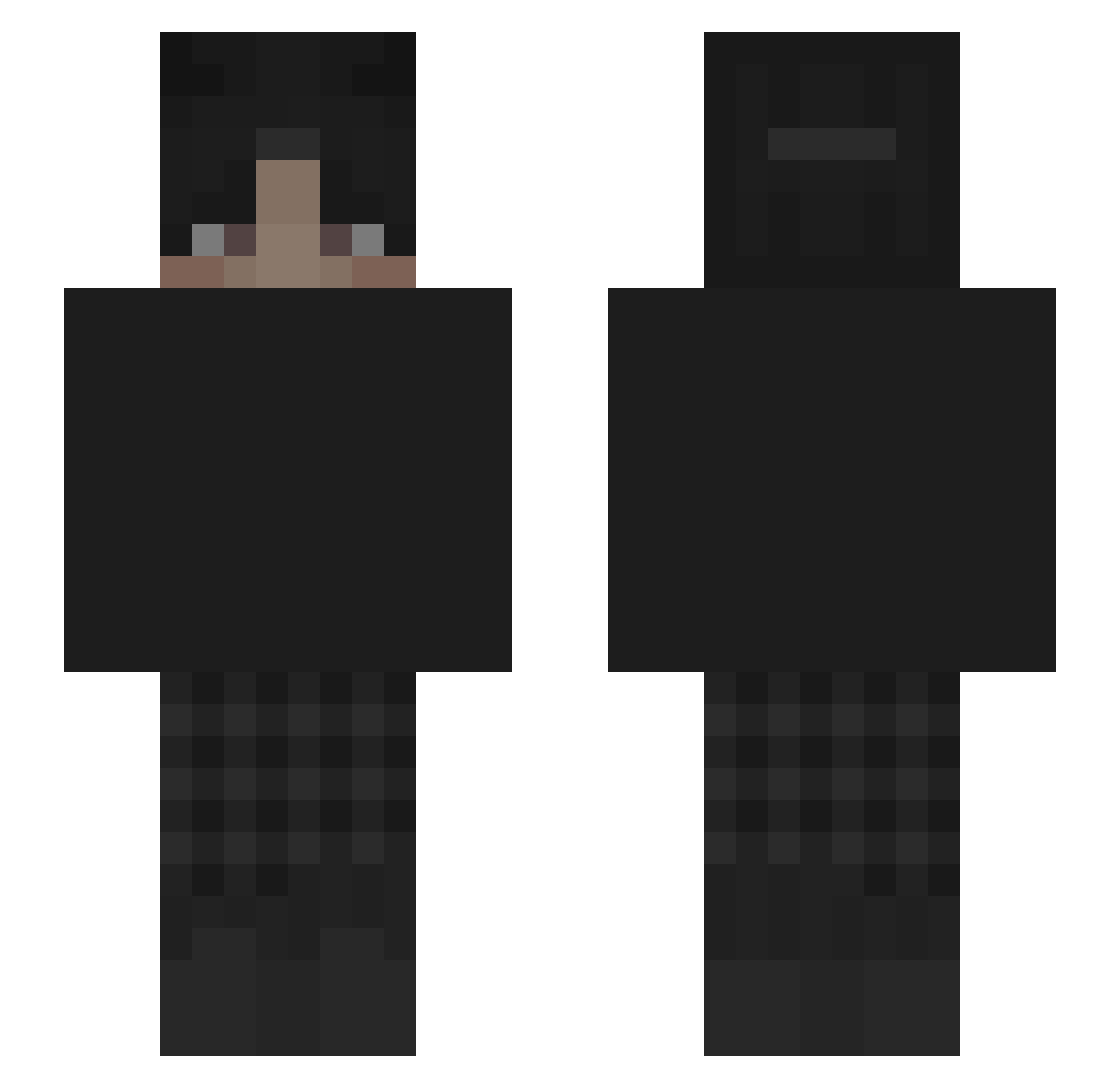 Tawia770 Minecraft skin, front and back view