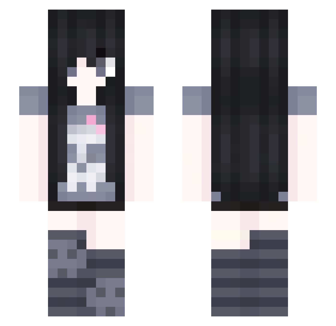 von_vonlb Minecraft skin, front and back view