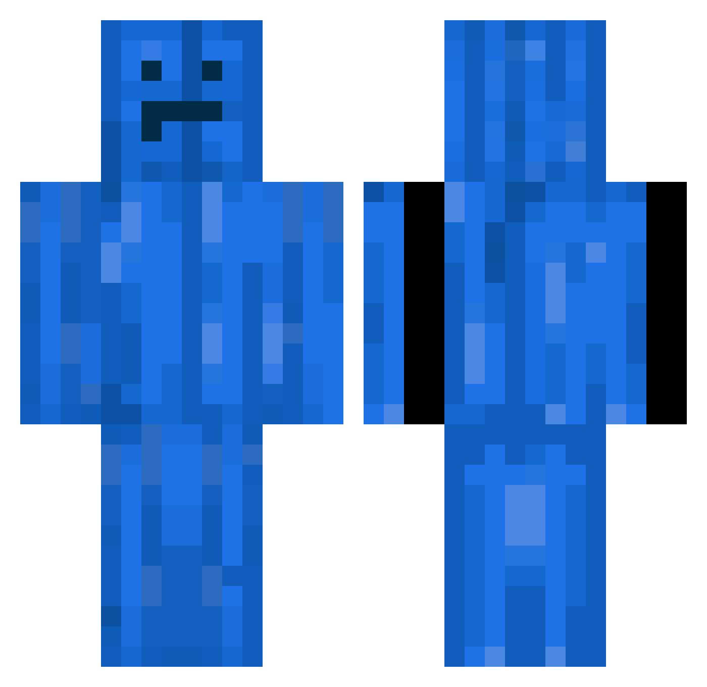 tkdals142 Minecraft skin, front and back view