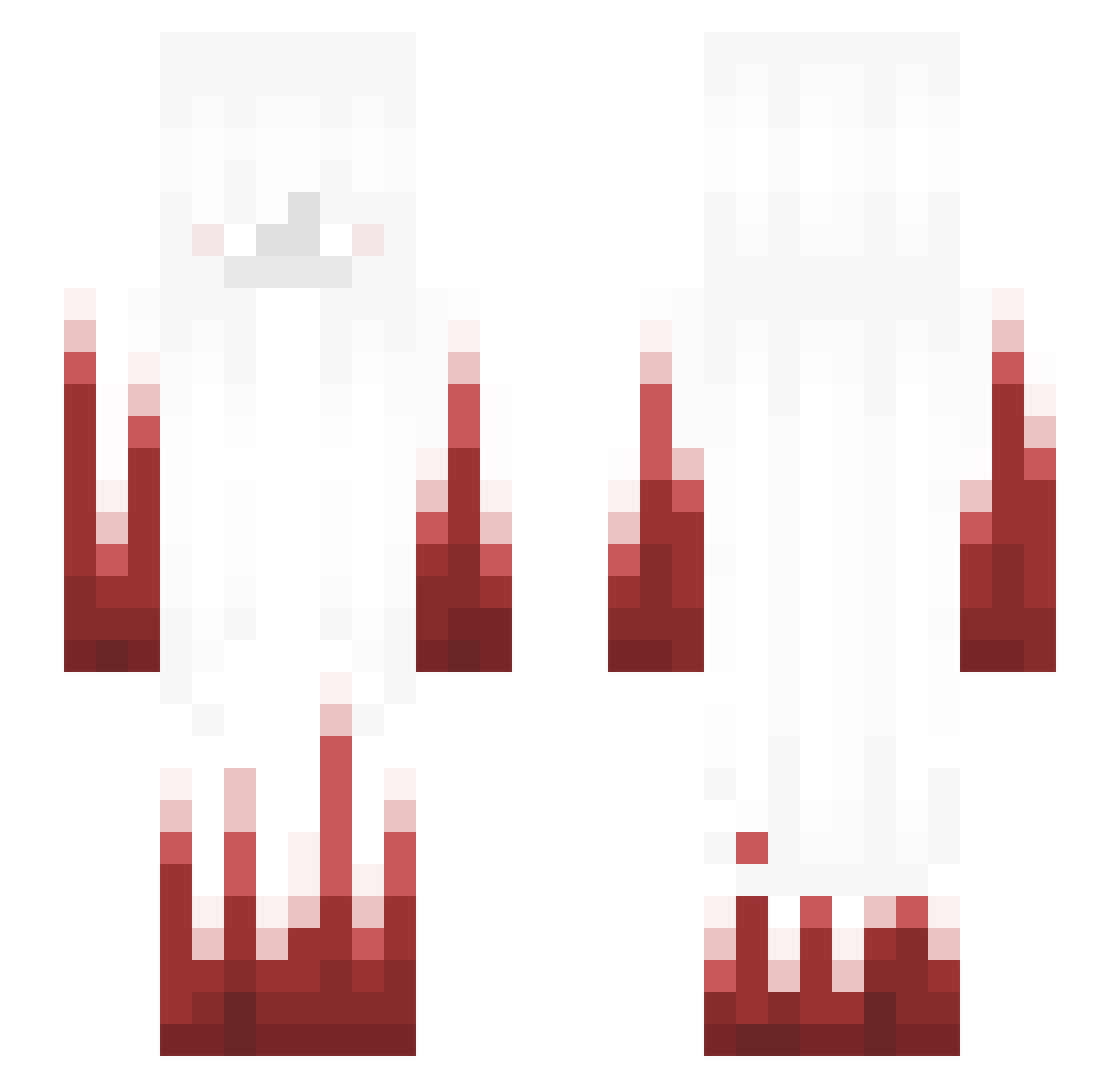 DarkTheBat Minecraft skin, front and back view