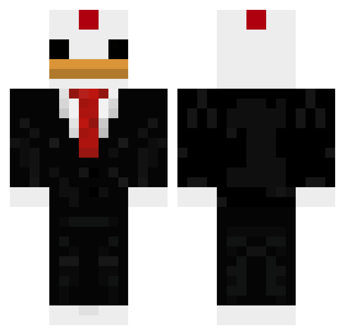 z1009 Minecraft skin, front and back view