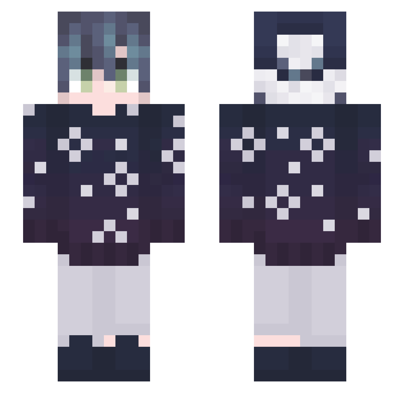 star123456774 Minecraft skin, front and back view
