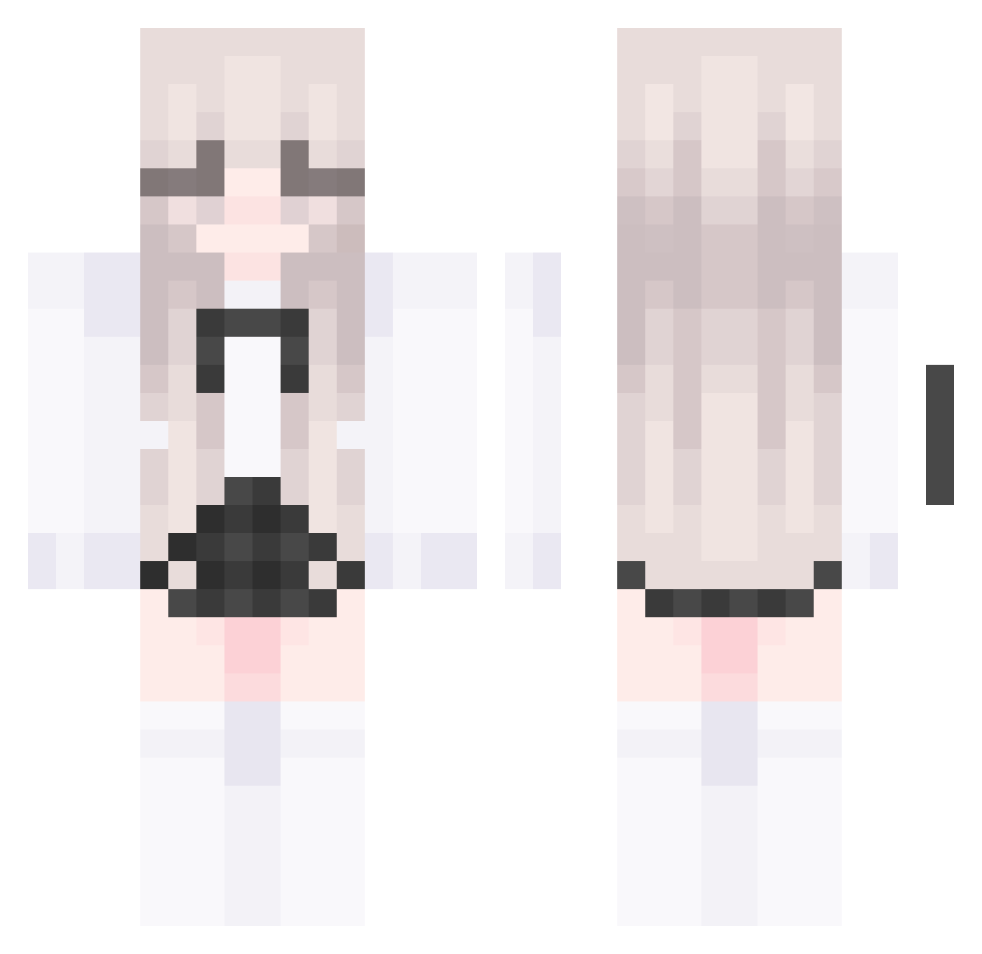 ugyol Minecraft skin, front and back view