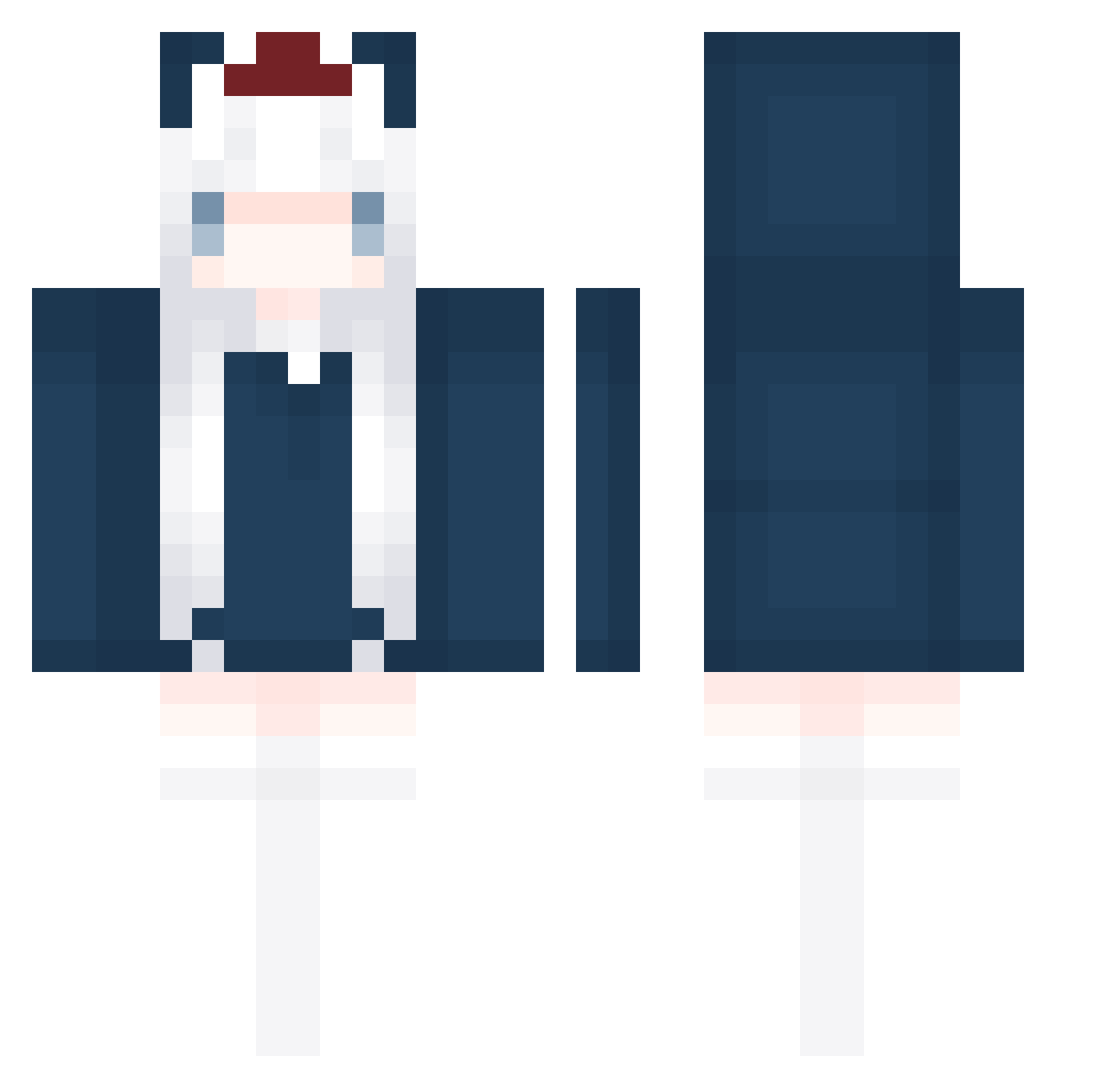 GoodlyCargo5837 Minecraft skin, front and back view