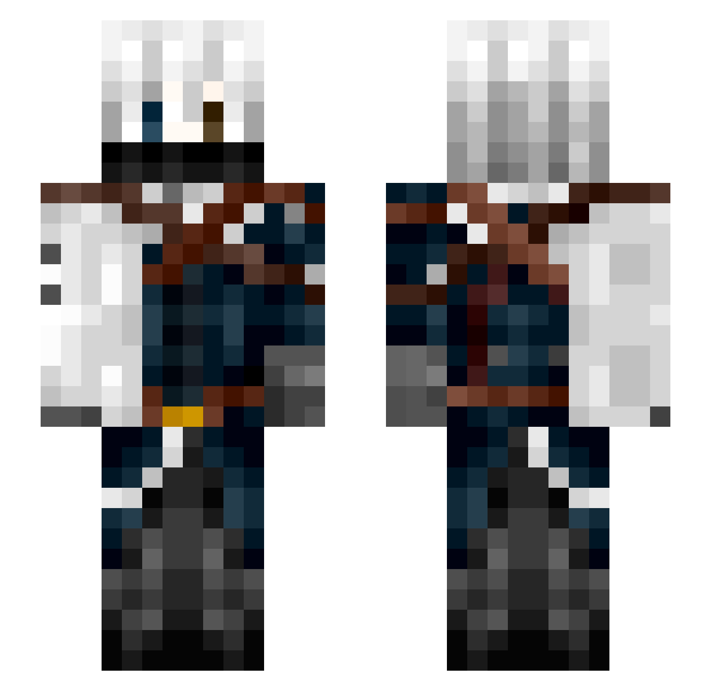 CALYX__ Minecraft skin, front and back view