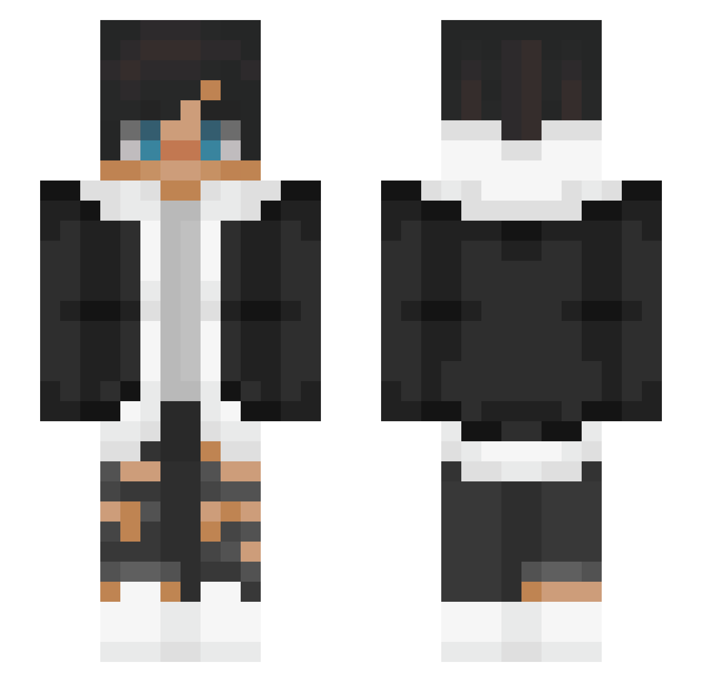 roko_playz1018 Minecraft skin, front and back view