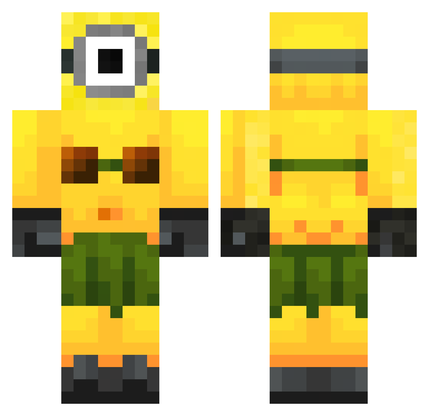 lauti950 Minecraft skin, front and back view